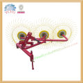 Farm Machine 3 Tines Hay Rake para Sjh Tractor